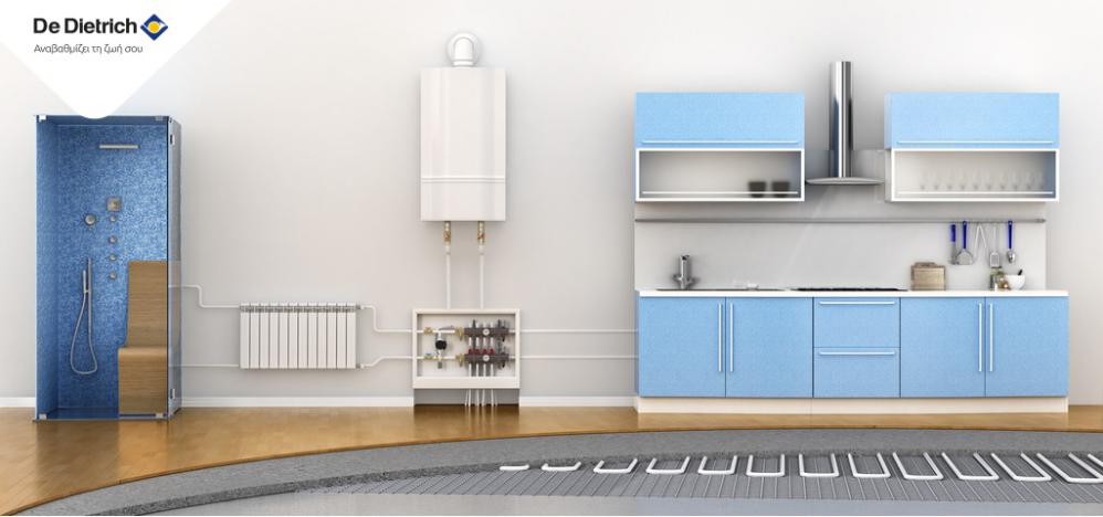 Λέβητες αερίου για θέρμανση και ζεστό νερό levites-aerioy-efarmoges